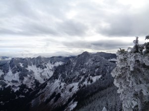 View looking west-ish from just below the scramble