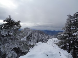 View looking south-ish from just below the scramble