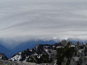 View towards Glacier and Sloan from the lookout