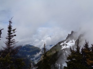 Mt. Forgotten showing its face