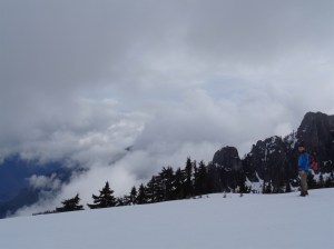 Dave looking out across the valley