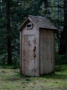 Classy outhouse