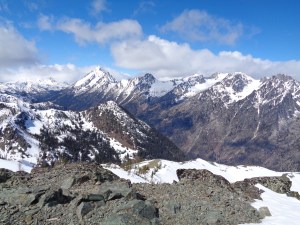 Stuart range from the peak of Navaho