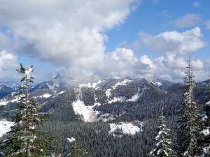 Mailbox Peak on the left