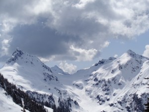 Goat Mountain looking good in white