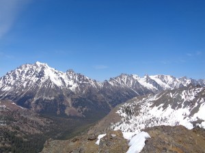 Stuart range from Gene's Peak