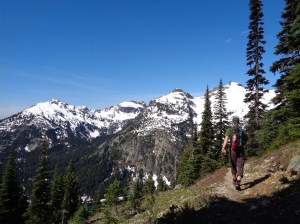 Mostly snow-free traverse