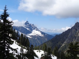 Mt. Pugh from the ridge above Round Lake