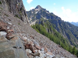 Second talus slope