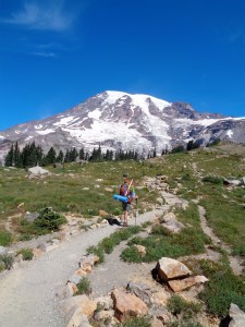 Charles along the trails at Paradise