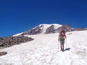 John heading to Muir