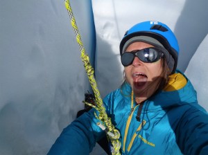 Crevasse selfie