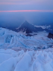 Little Tahoma and a sliver of sunrise