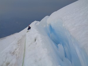 Small crevasse