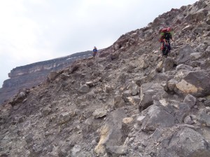 The Cleaver on the way down (too dark on the way up)