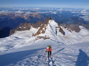 Zuzana looking like a bad ass coming up the Roman Wall. Twin Sisters back left!