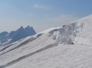 The crevasse that blocked us