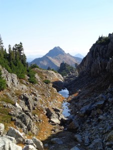 Tarns in front of Townsend